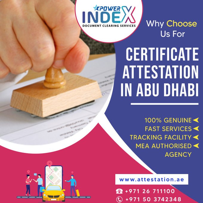 certificate attestation in the UAE