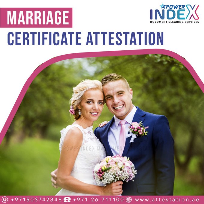 Marriage certificate attestataion in Abu Dhabi