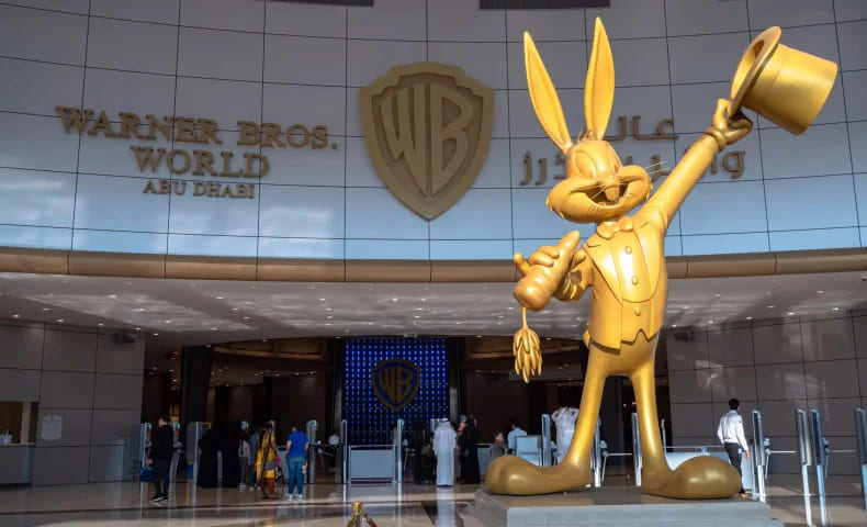 ttractions in Warner Bros Abu Dhabi